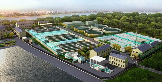 签订永济市城区污水处理厂升级改造工程